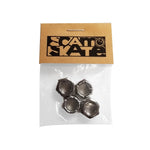 Axle Nuts | 4 Pack | Silver